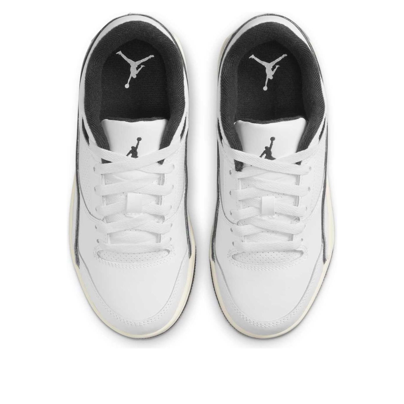 (GS) Air Jordan Flight Court 'White Sail Black' HF3333-100