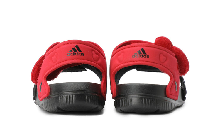(TD) adidas x Disney M&M AltaSwim I Red Sandals 'Black Scarlet White' BA9303