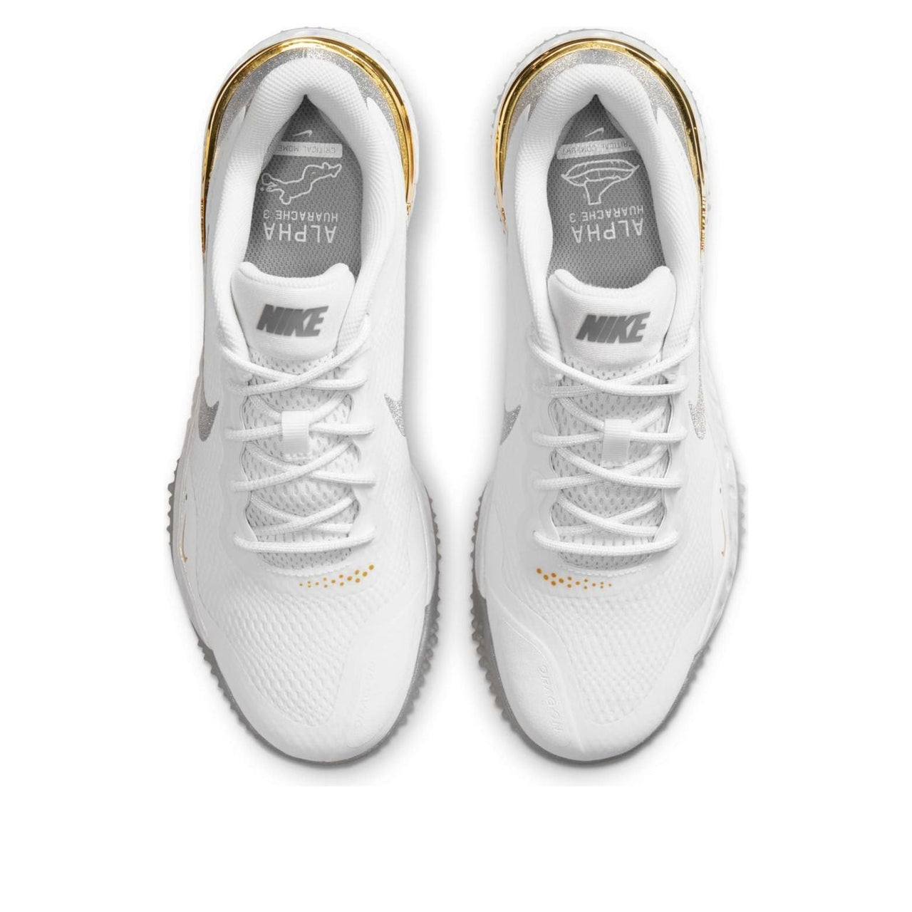 Nike Alpha Huarache Elite 3 Turf 'White Metallic Silver' CV3560-101