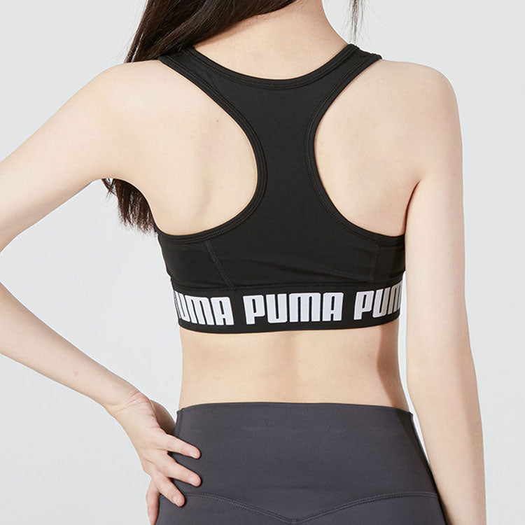 (WMNS) PUMA Training Strong Bra Top Medium Support 'Black' 522001-01