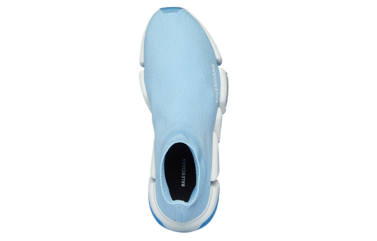 (WMNS) Balenciaga Speed 2.0 Trainers 'Rib-Knit Blue' 654045W2DI24190