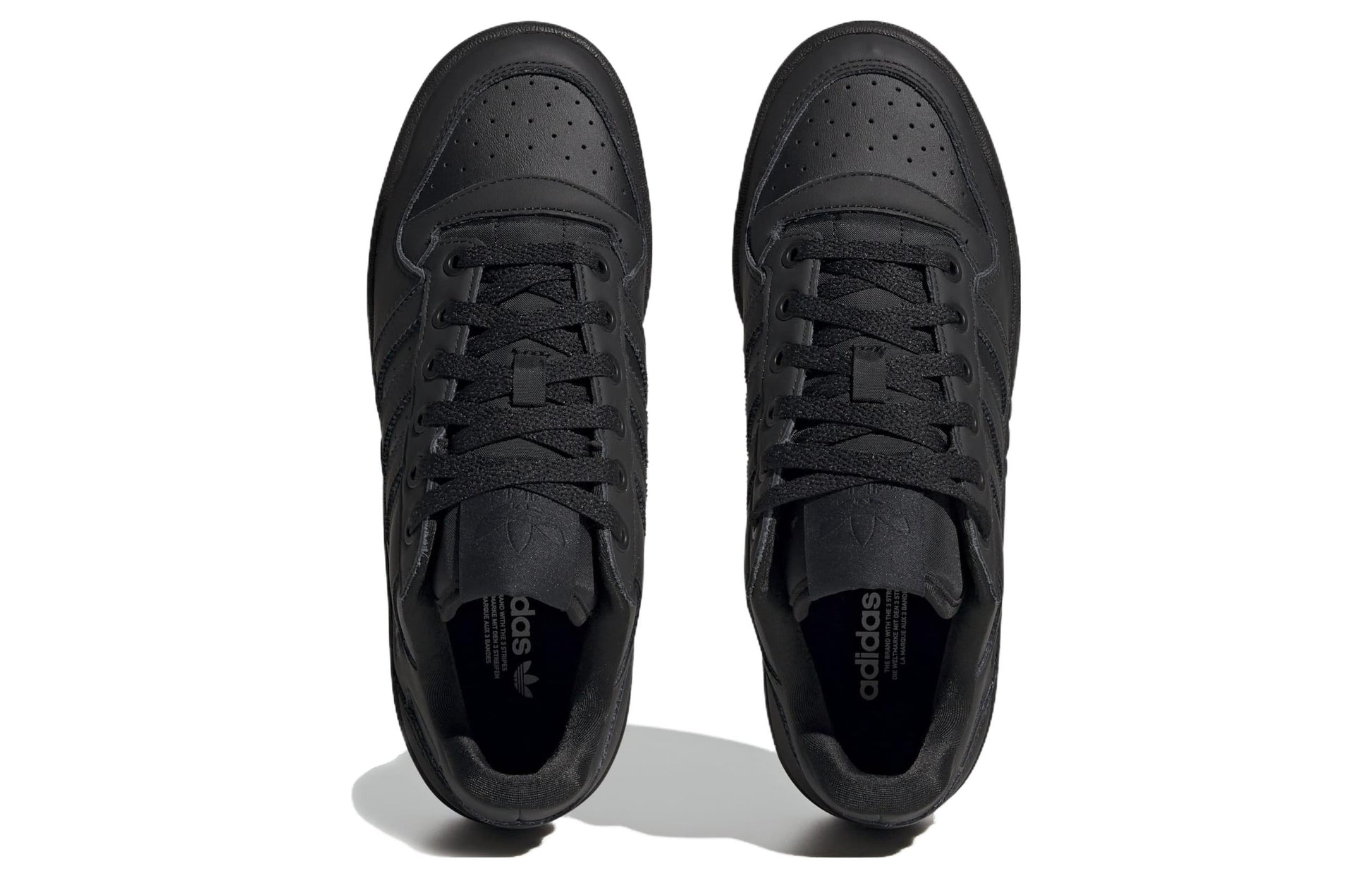 (WMNS) adidas Forum Bold Stripes 'Triple Black' ID6844