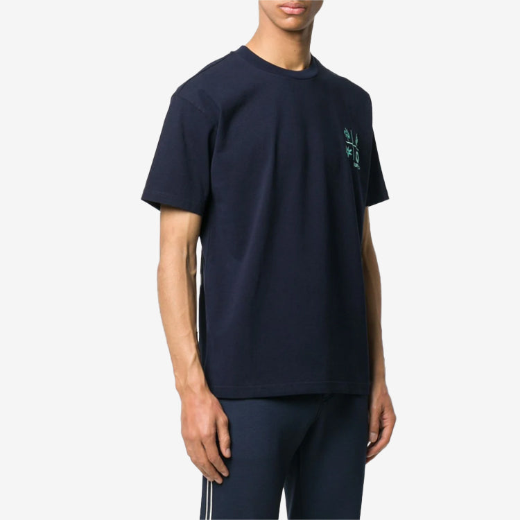 Men's KENZO Logo Cotton Round Neck Short Sleeve Blue FA5-5TS043-4SD-77