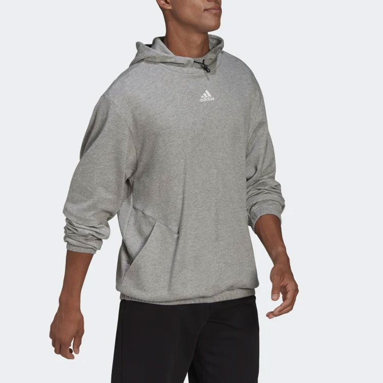 Men's adidas Solid Color Logo Printing Gray H67003