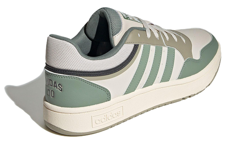 adidas Hoops 3.0 Shoes 'Cream White Green' IE8003