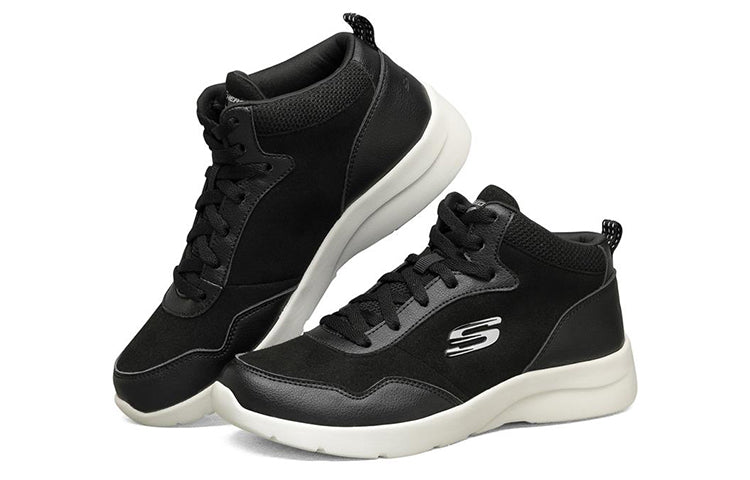 (WMNS) Skechers Dynamight 2.0 Mid-Top Sneakers Black 66666321-BLK