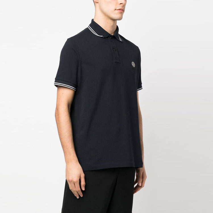 STONE ISLAND Patch Polo Shirt 'Navy' 10152SC18-A0020