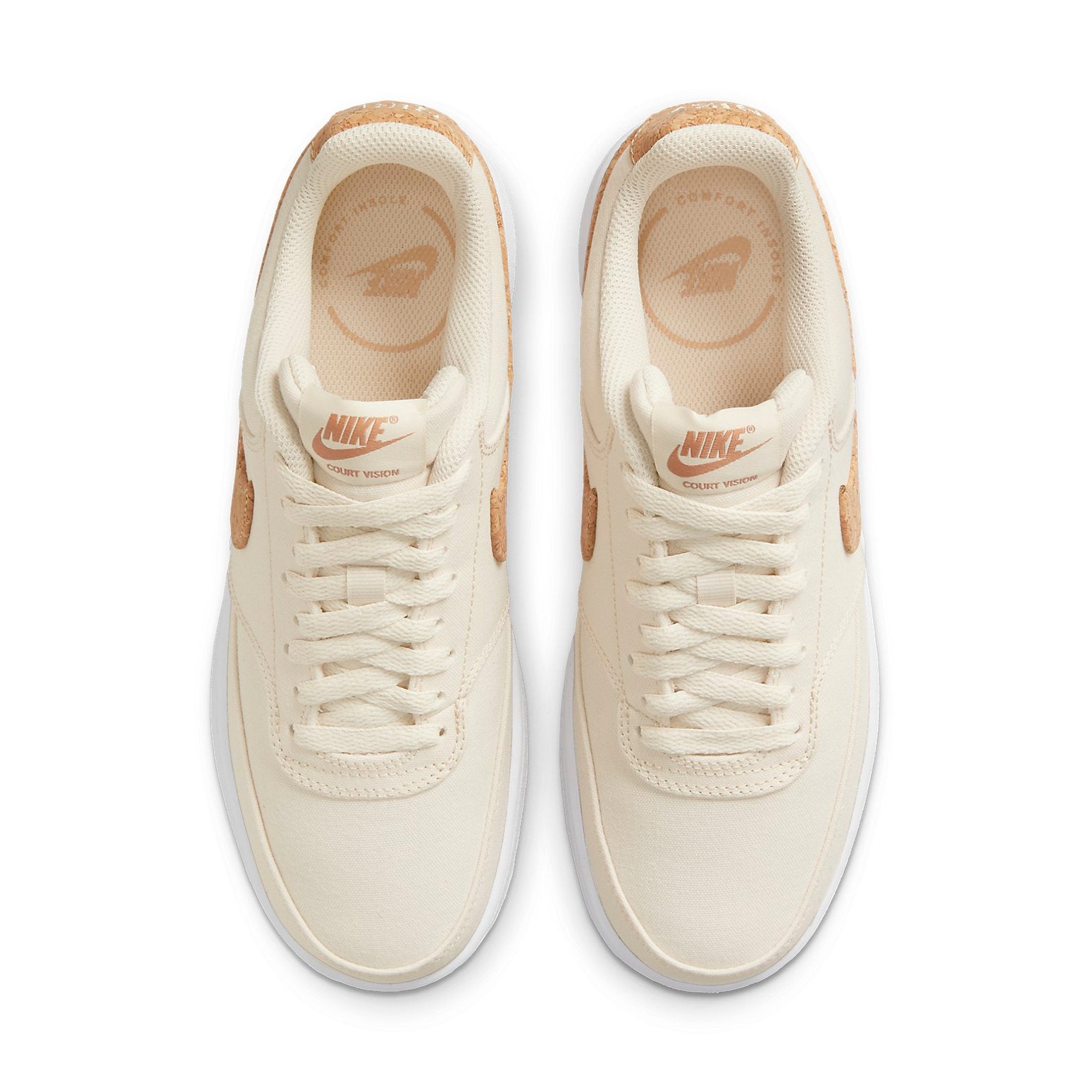 (WMNS) Nike Court Vision Sneakers Khaki DJ1976-200