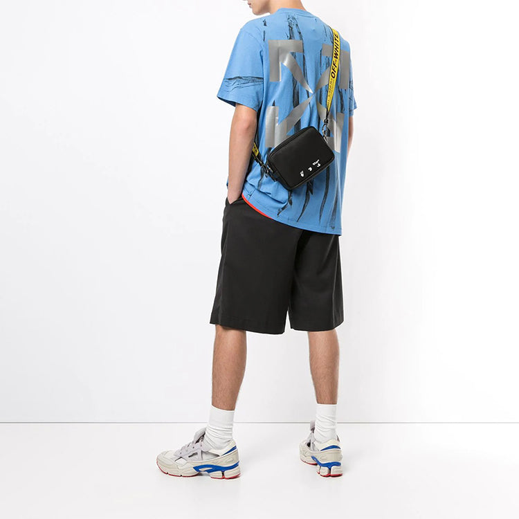 Off-White Reflective Arrow Tie Dye Short Sleeve Blue OMAA027T20JER0831080