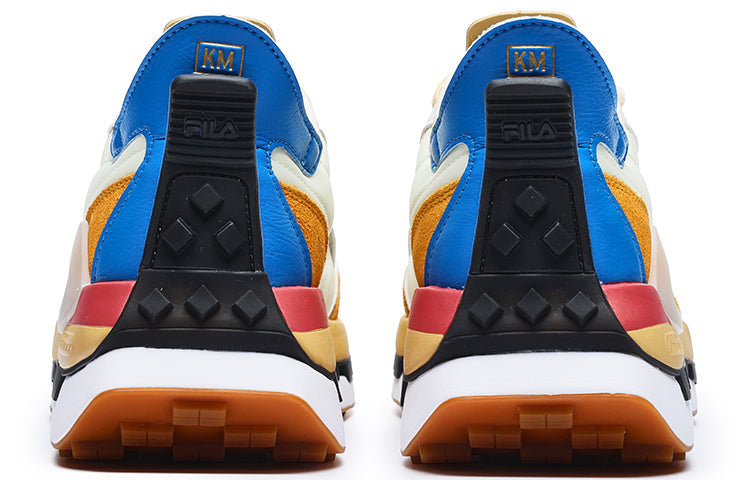 FILA KM Shoes 'White Yellow Blue' F12M233113FCW
