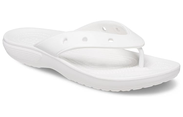 Crocs Classic Crocs Flip Casual Flip-Flops Unisex White 207713-100