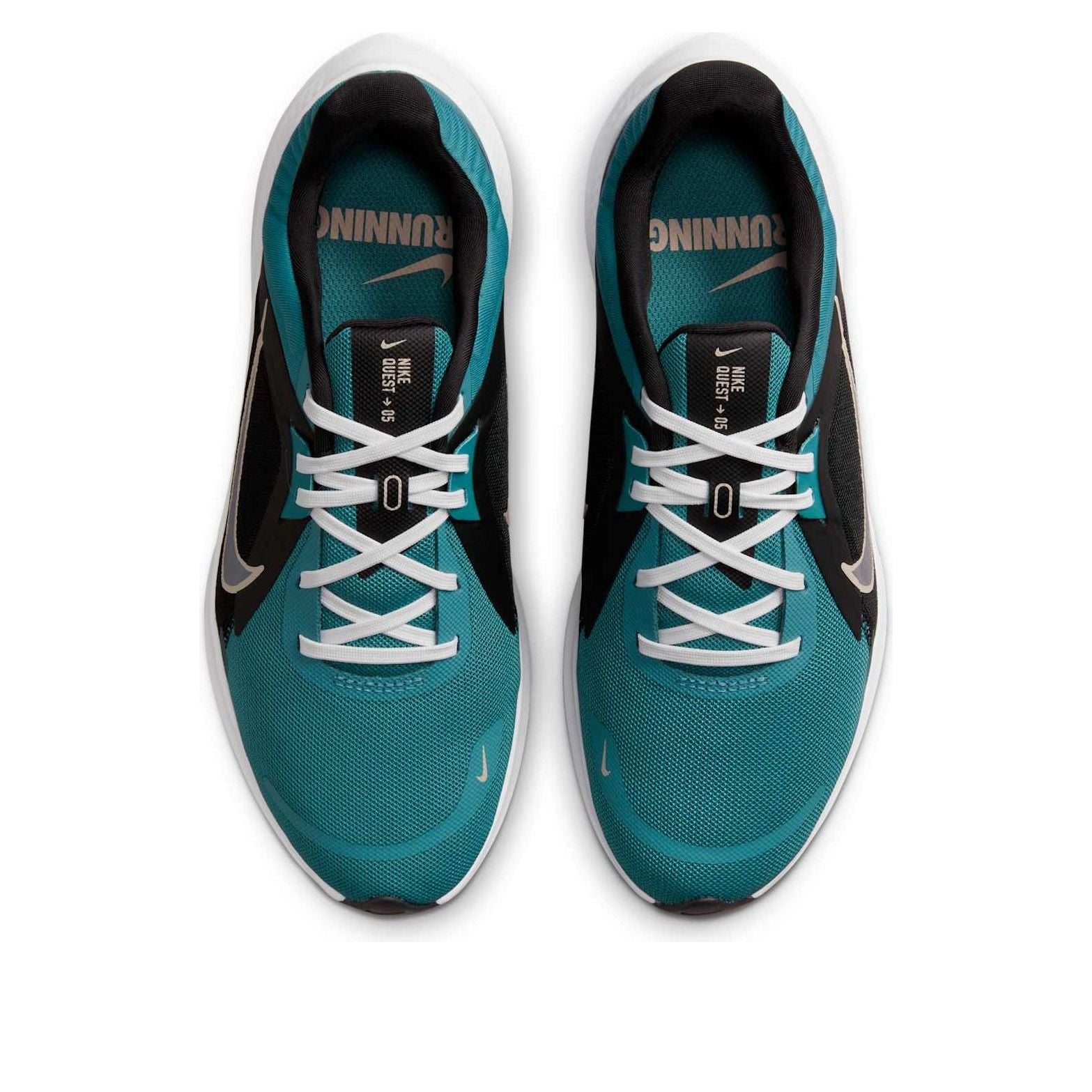(WMNS) Nike Quest 5 'Black Blue Green' DD9291-400