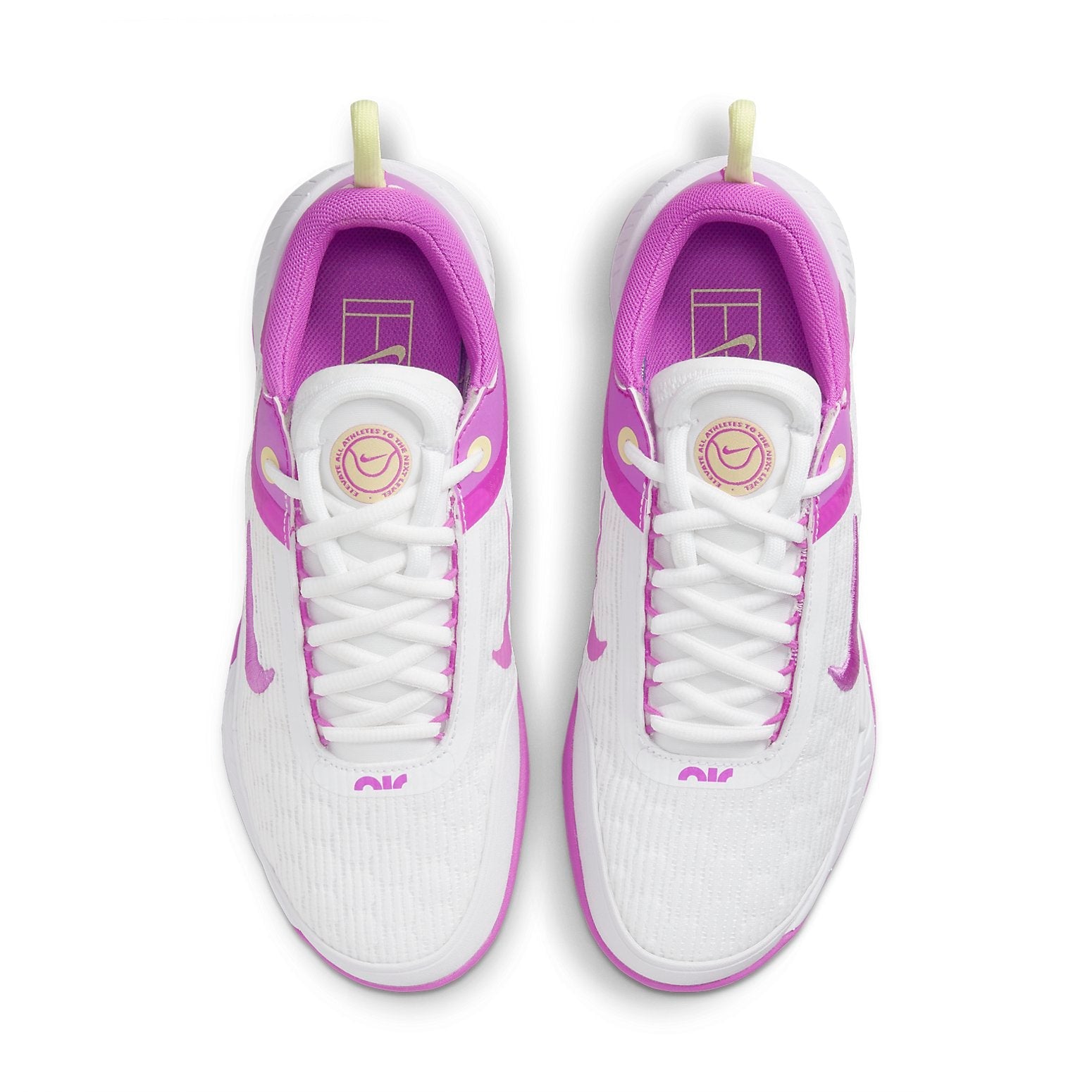 (WMNS) Nike Court Air Zoom NXT HC 'White Fuchsia Dream' DV3282-100