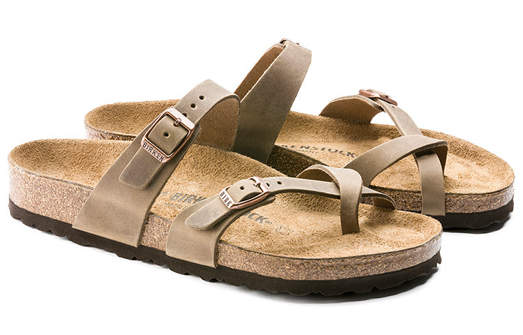 (WMNS) Birkenstock Mayari Series Cowhide Casual Brown Version 1011433