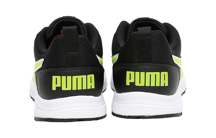 PUMA Dreton Idp Low Top Black/White/Green 368537-04