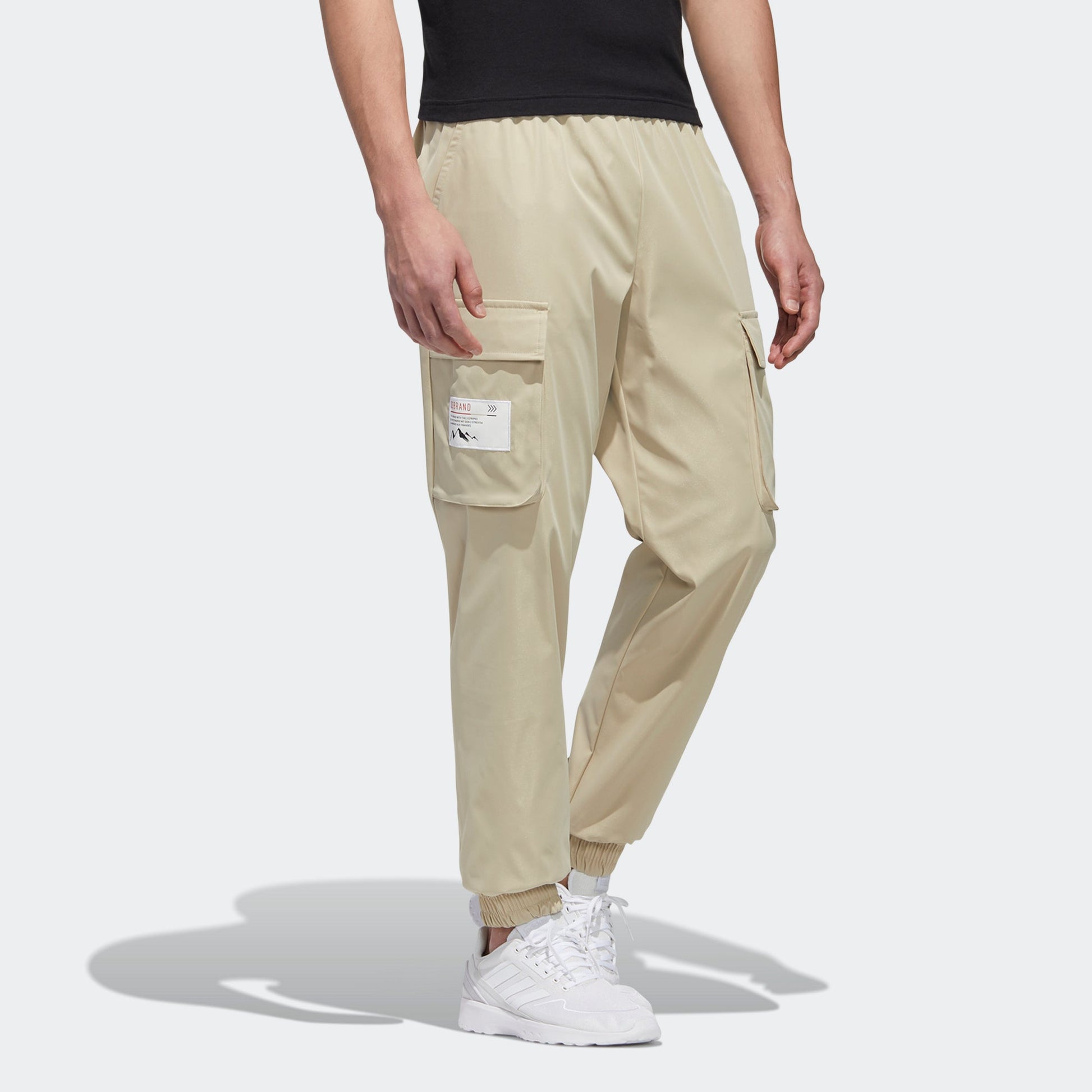 adidas neo M SS CS CARG TP Multiple Pockets Bundle Feet Sports Pants Brown GM2294