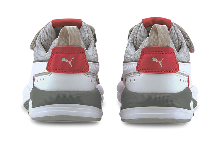 (PS) PUMA X-Ray AC Sports Sneakers White/Grey/Red 372921-07