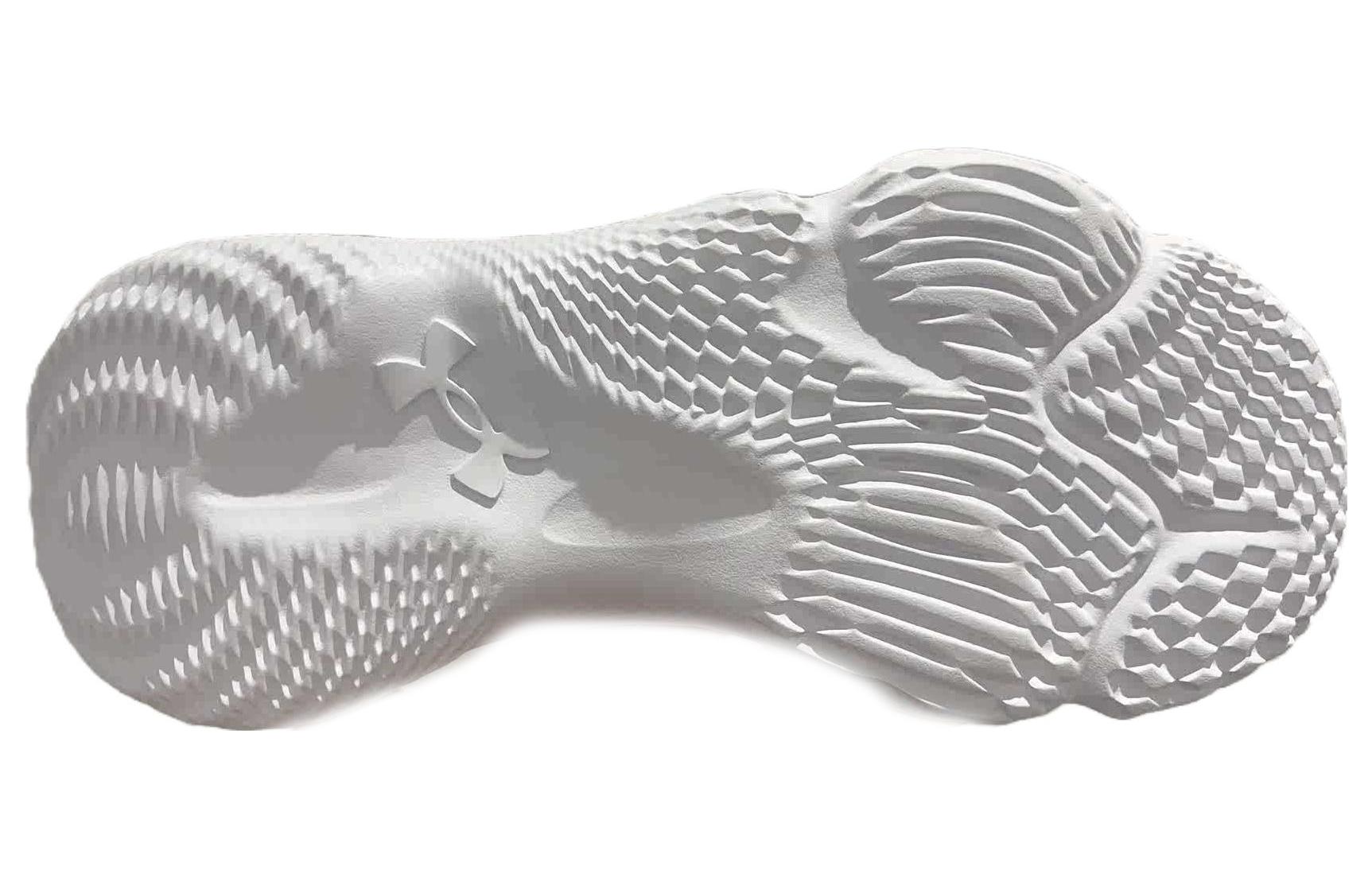 Under Armour Spawn FloTro Basketball Shoes 'White Yellow Blue' 3026640-100