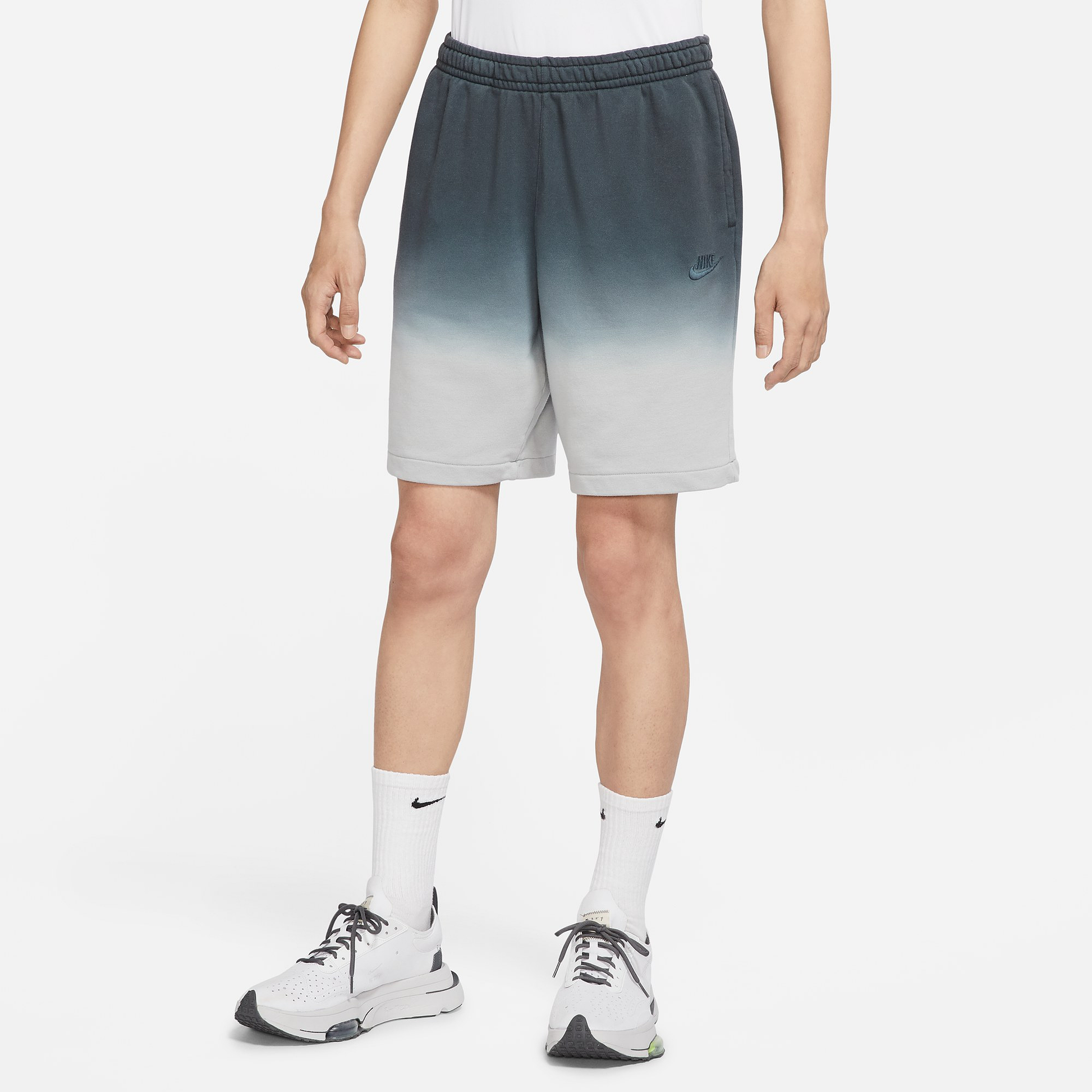 Nike Club Fleece+ Dip-Dye Shorts 'Grey' DQ4634-070