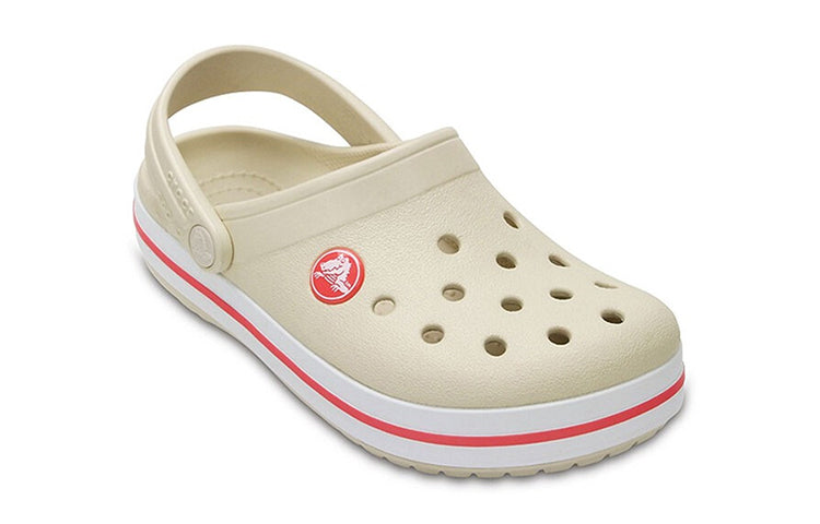 (GS) Crocs Crocband Clogs 'Beige Red' 204537-1AS