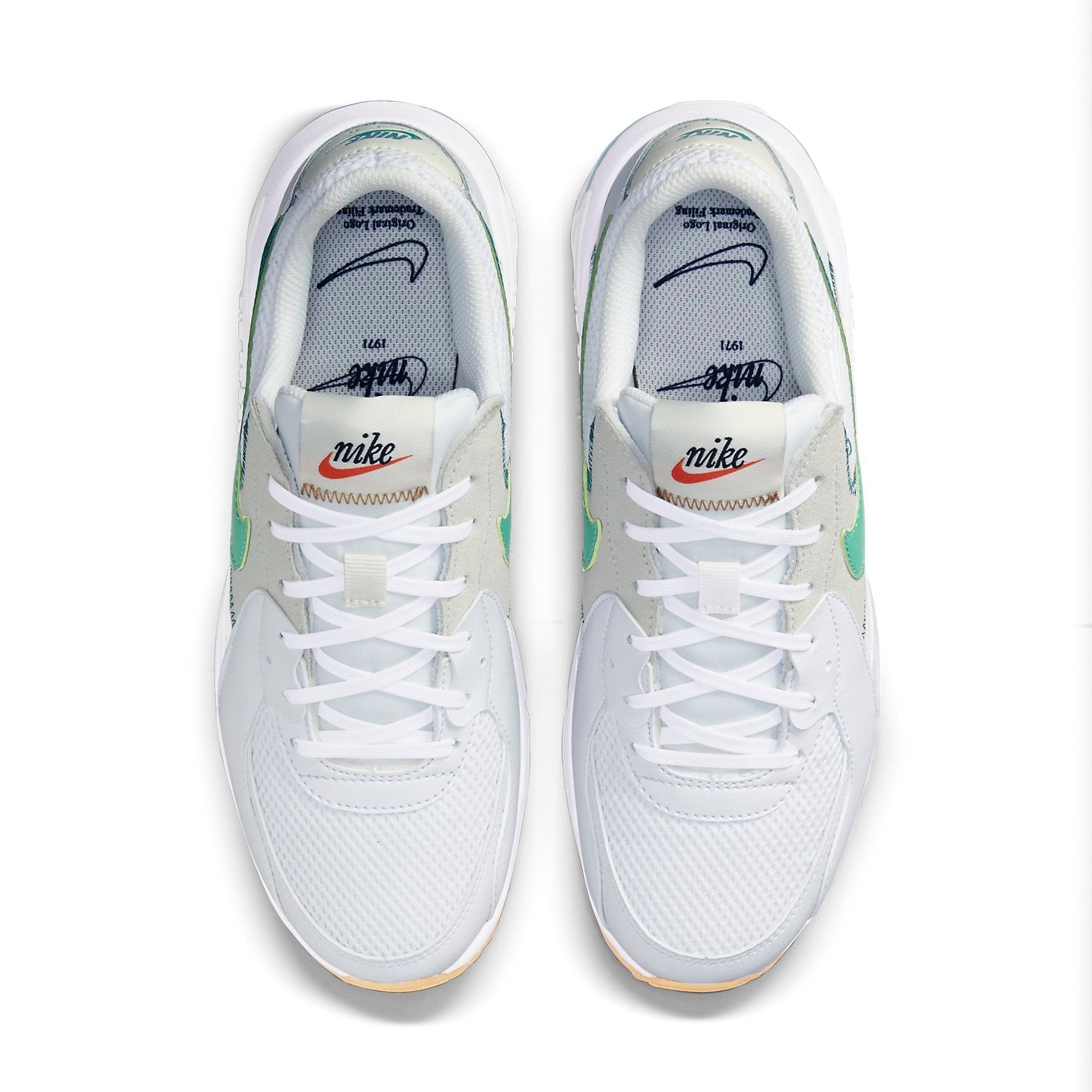 (WMNS) Nike Air Max Excee First Use 'White Grey Green' DJ2003-100