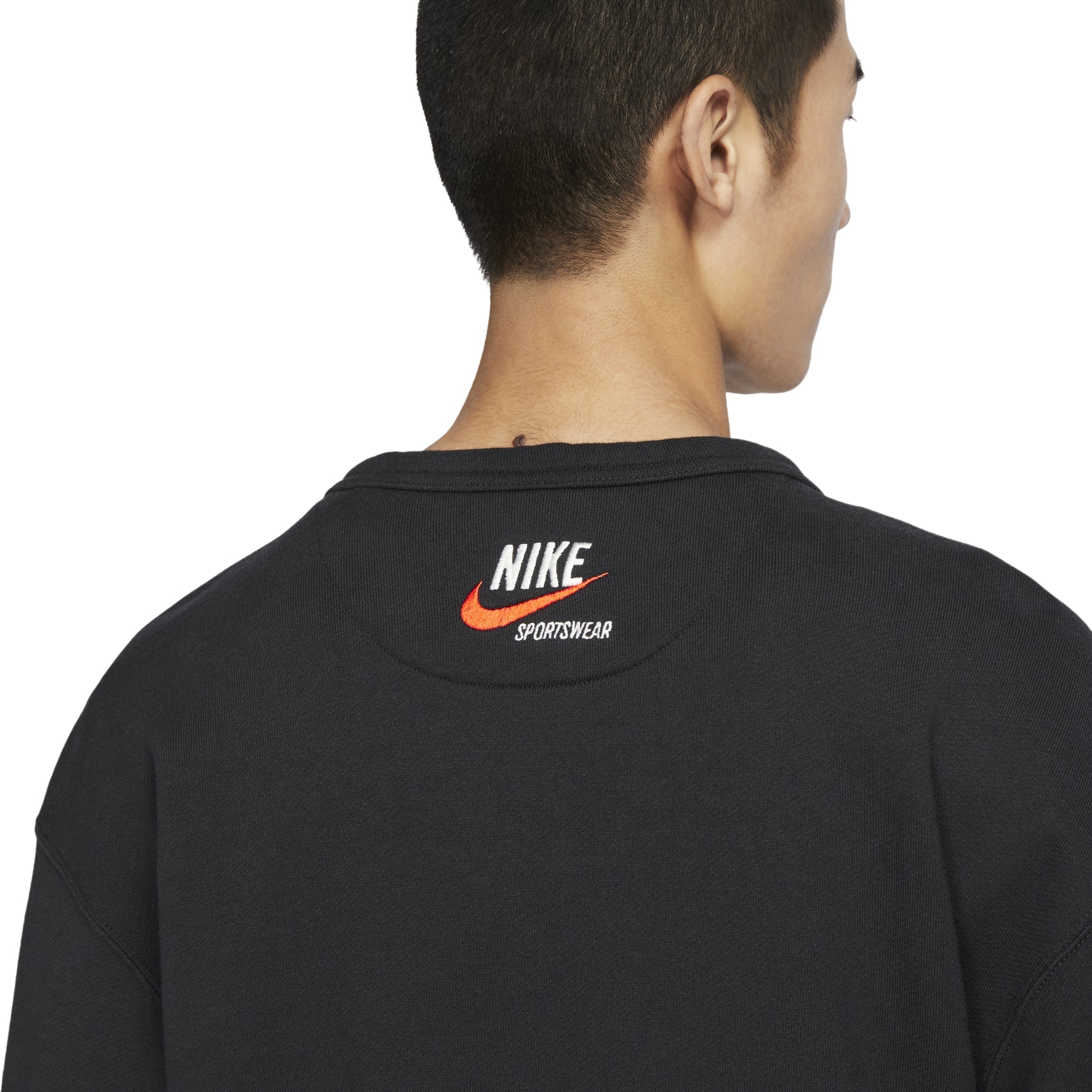 Nike Sportswear Trend Fleece Crew Top 'Black' DX0026-010