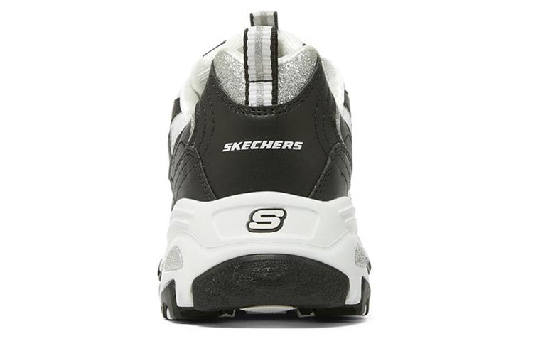 (WMNS) Skechers D'Lites 1.0 'Black White' 149925-BKW