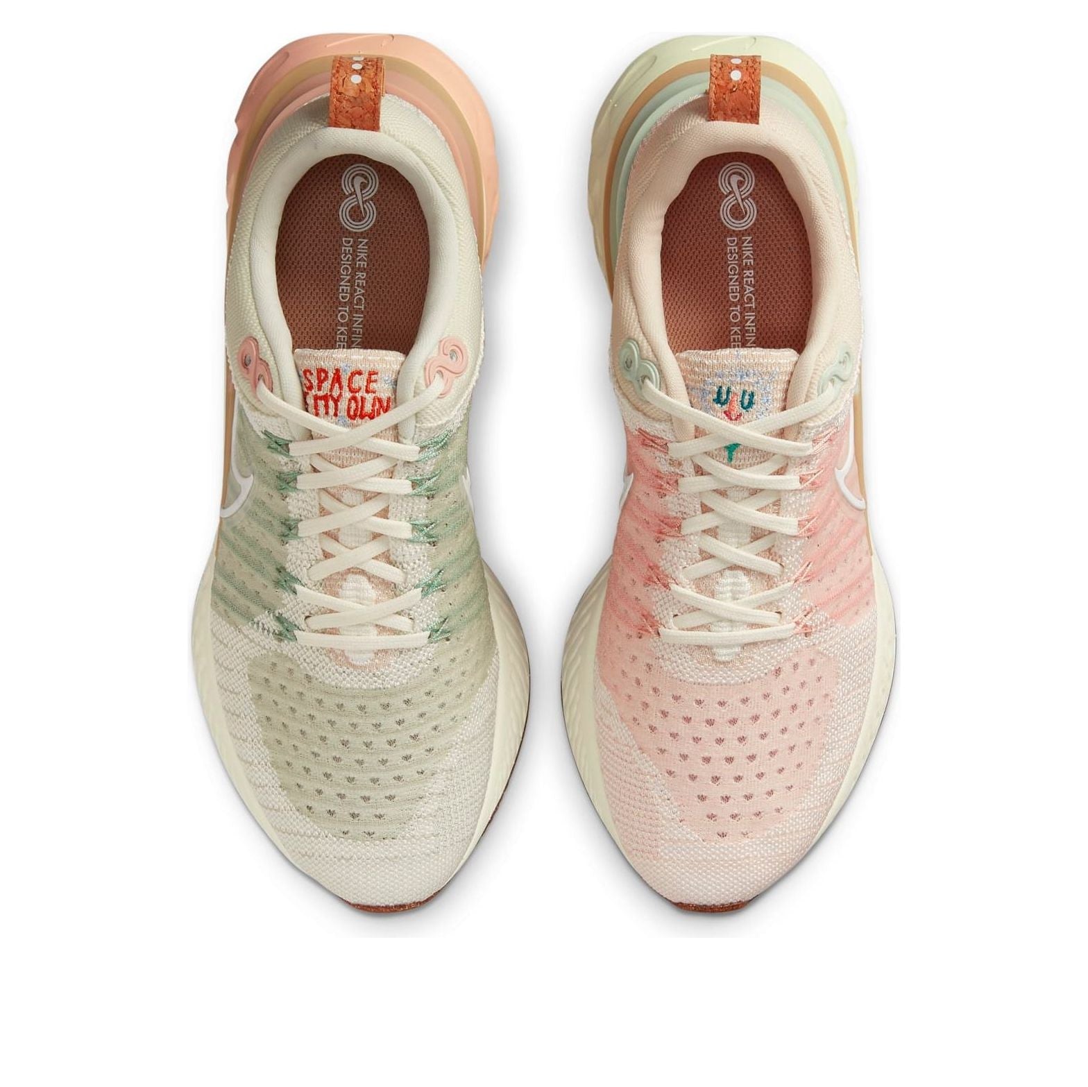 (WMNS) Nike React Infinity Run Flyknit 2 'Cashmere' DM7193-711