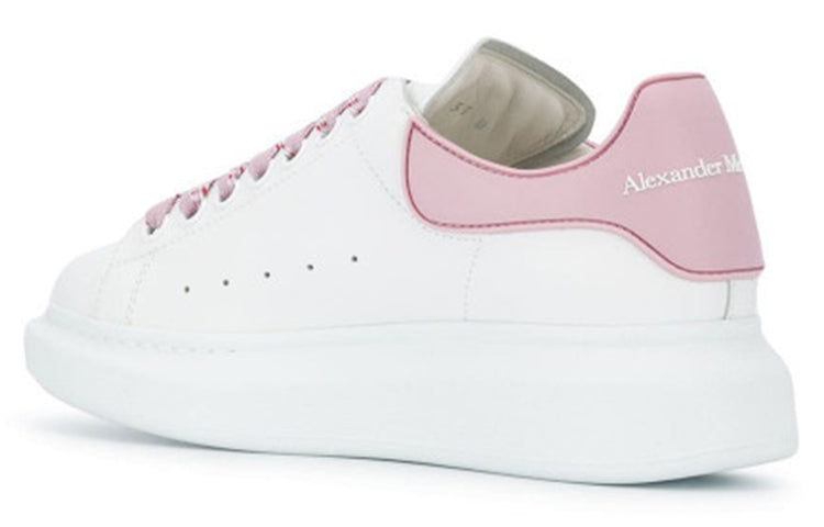 (WMNS) Alexander McQueen Oversized Sneaker 'White Pink' 621056WHXMT9377