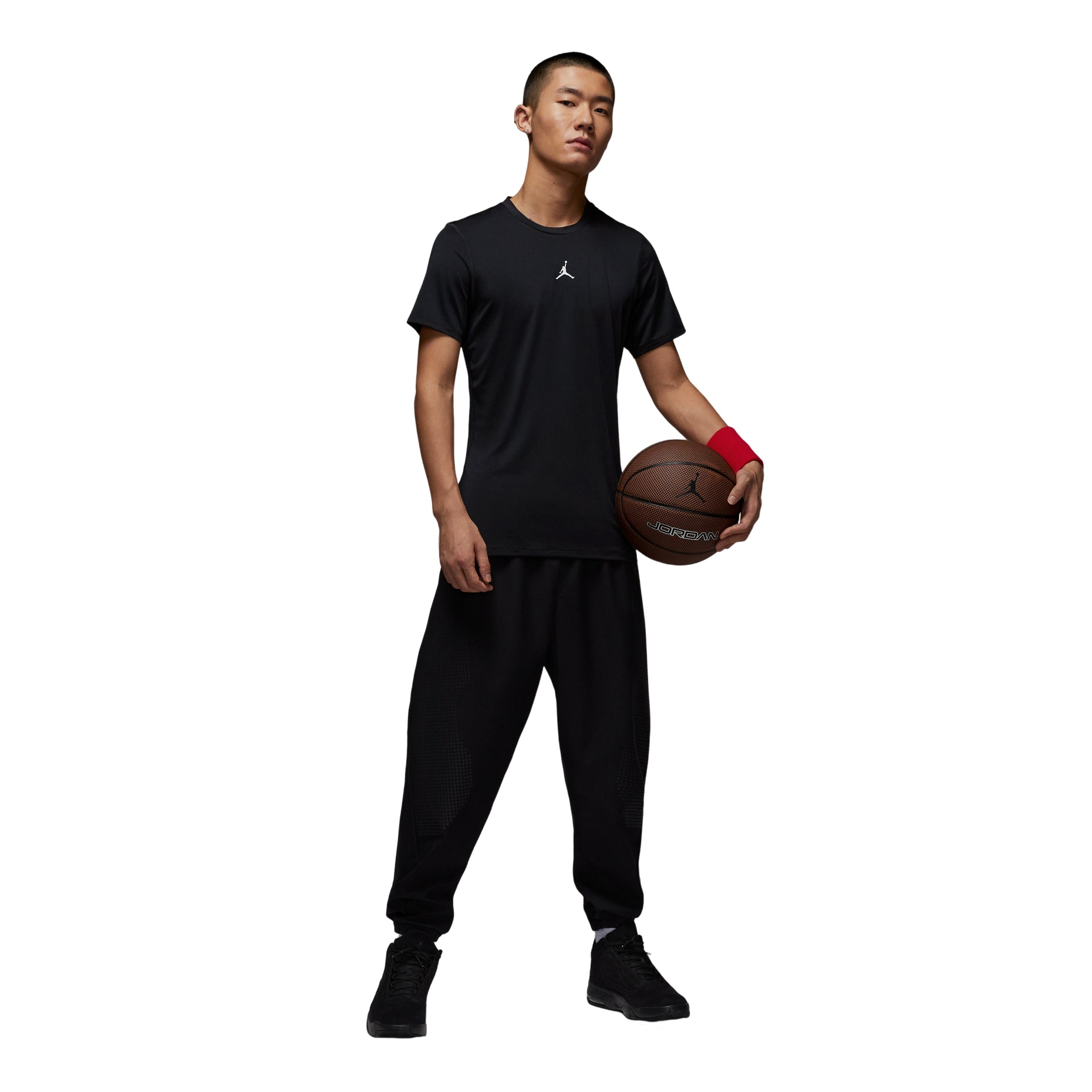Air Jordan Sport Dri-Fit Short-Sleeve Base Layer Top 'Black'  HV4100-010