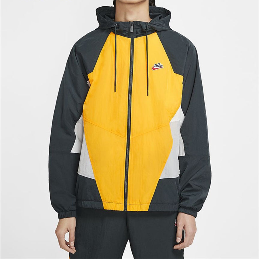 Nike Sportswear Heritage Windrunner hooded Woven Jacket Yellow CJ4359-739