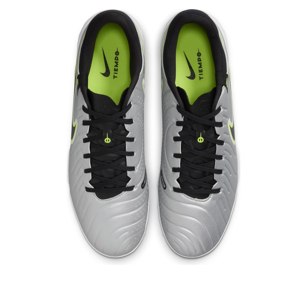 Nike Tiempo Legend 10 Academy TF 'Metallic Silver Black Volt' DV4342-001