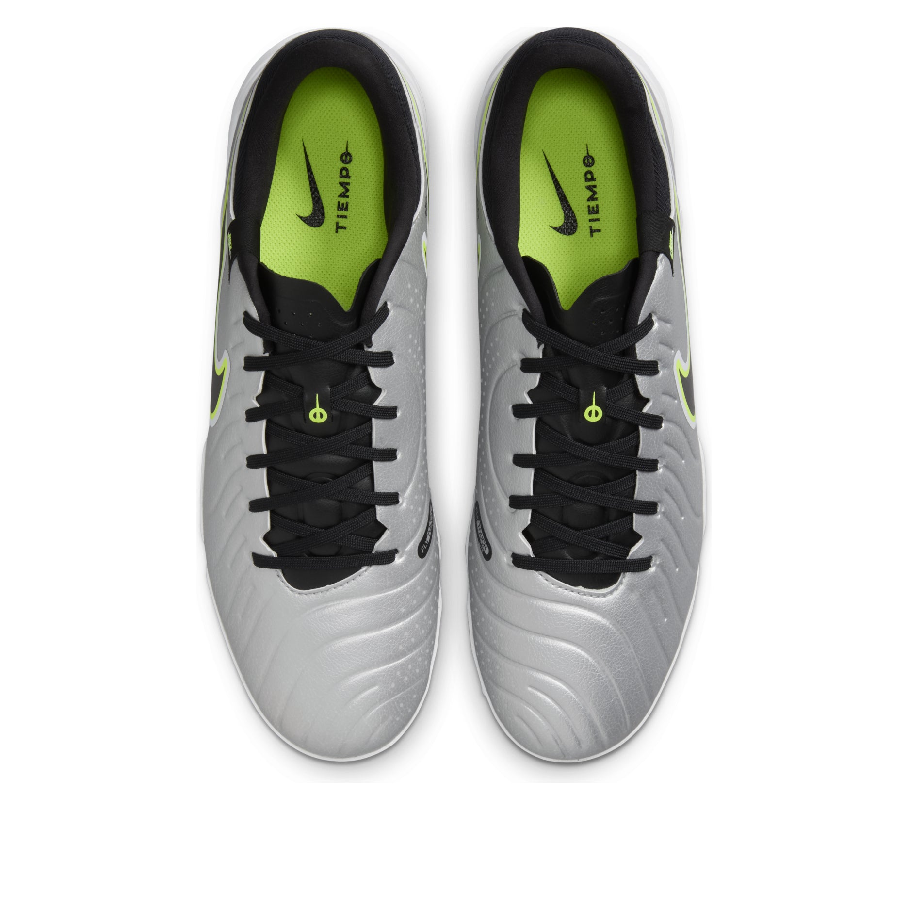 Nike Tiempo Legend 10 Academy TF 'Metallic Silver Black Volt' DV4342-001