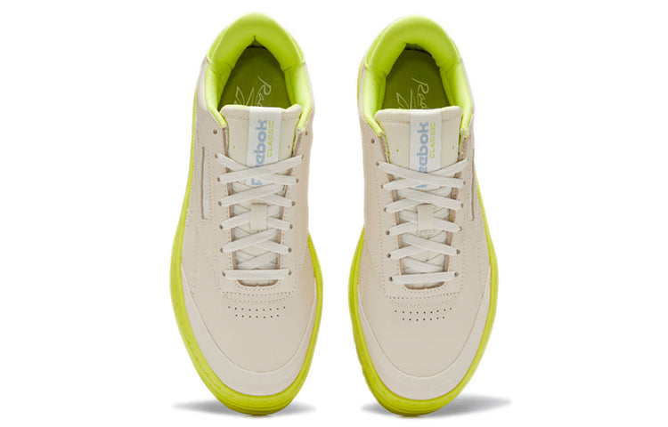 (WMNS) Reebok Club C Double Geo 'Cream Yellow' GW5438