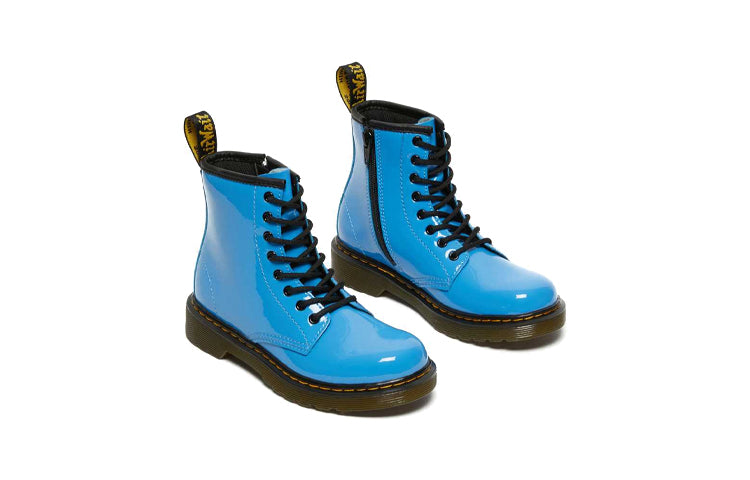 (PS) Dr.Martens Vegan 1460 Patent Leather Boots 'Blue' 27107416