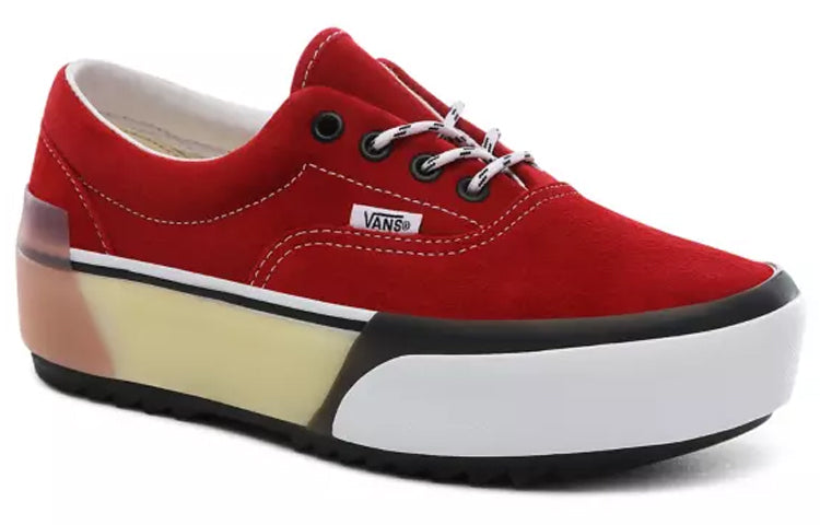 Vans Era Stacked Thick Sole Red White VN0A4BTO7ZG