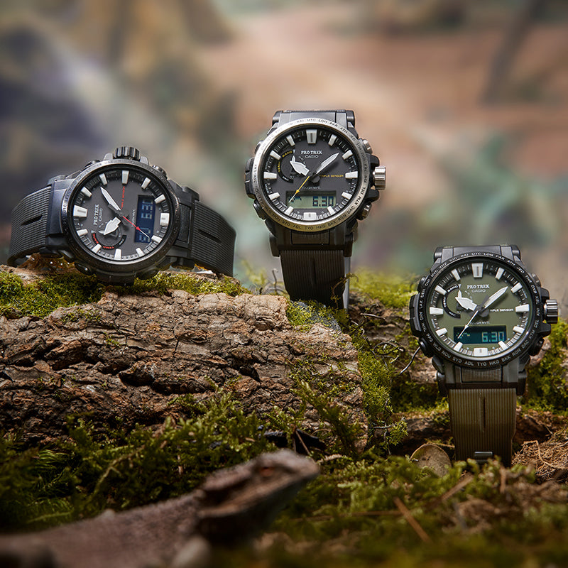 Casio Pro Trek Classic Outdoor Analog-Digital Watch 'Black Silver' PRW-61-1APR