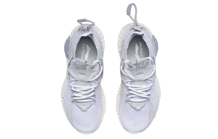 (WMNS) Li-Ning WuKong Ace Low Paris Fashion Week 'Ice Grey' AGLP142-6