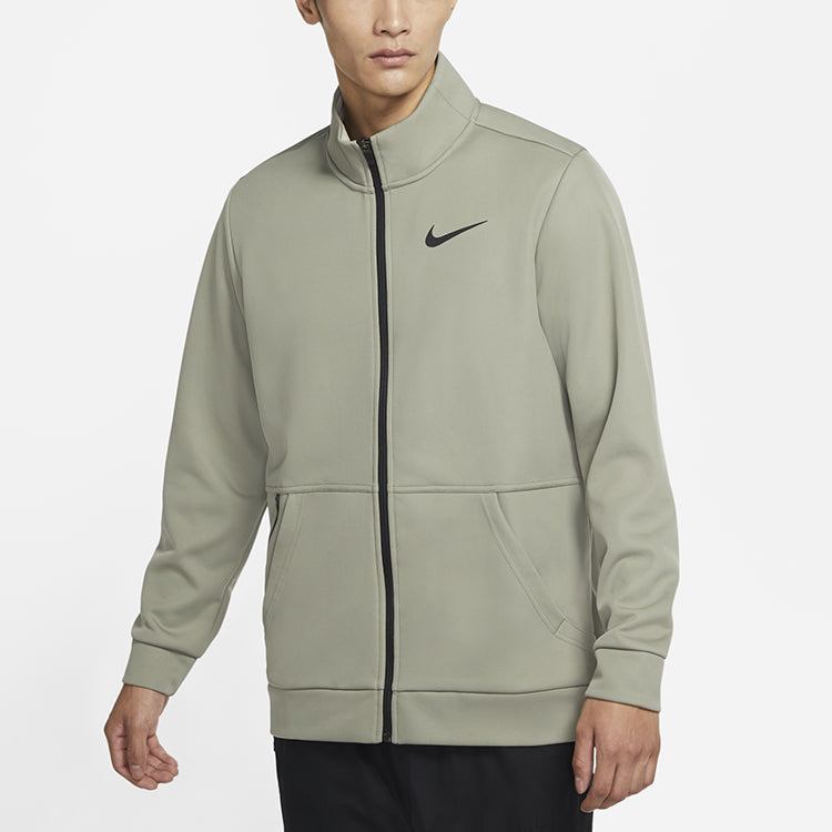 Nike Thrma Running Training Gym Sports Stand Collar Jacket Green CZ7394-320
