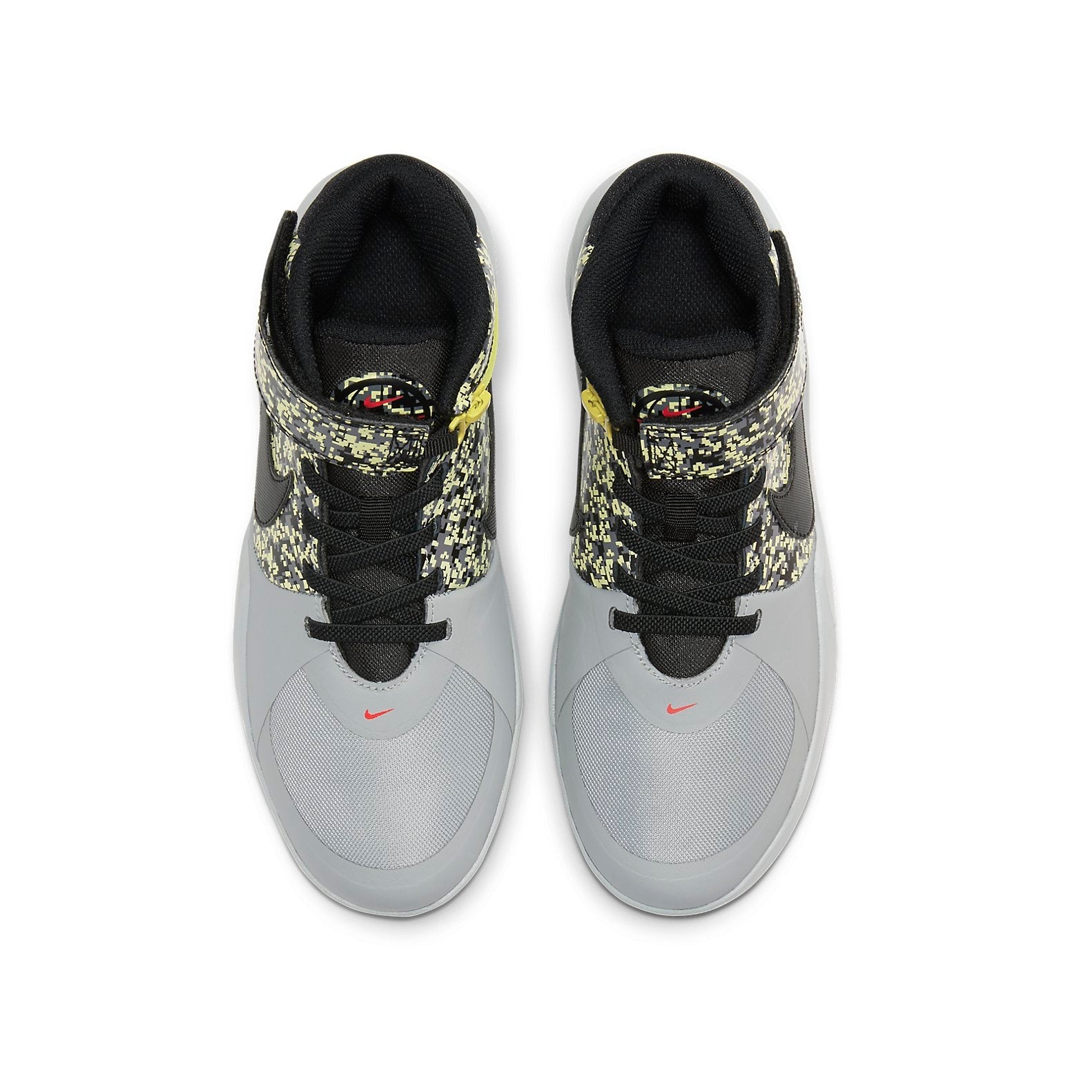 (GS) Nike Team Hustle 'Grey Oreo Yellow' CU1519-001