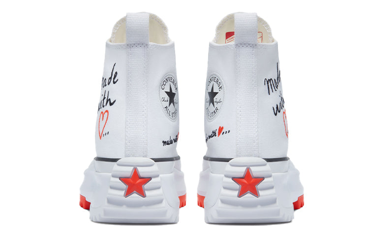 (WMNS) Converse Run Star Hike High 'Made With Love - White' 571874C