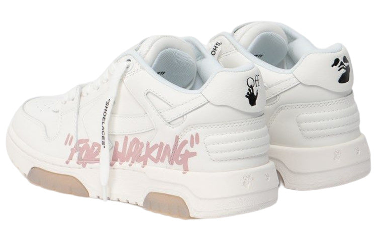 (WMNS) Off-White Out Of Office Low-Top For Walking Sneaker 'White Pink' OWIA259S22LEA0050130