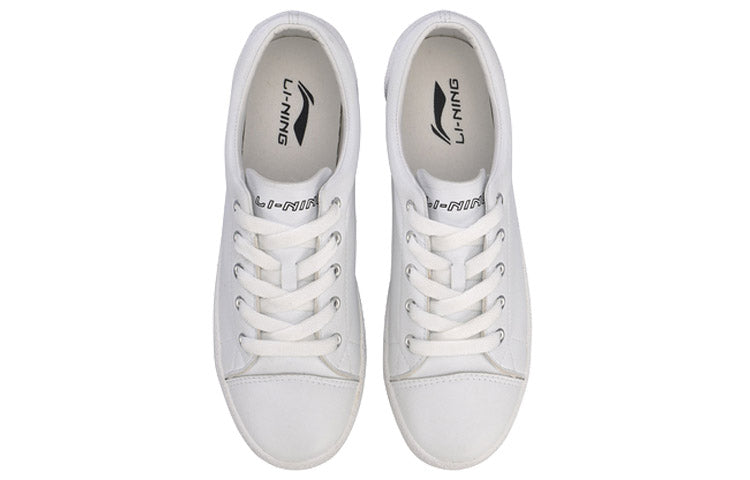 (WMNS) Li-Ning Vulc Lite 'Standard White' AGCP072-2