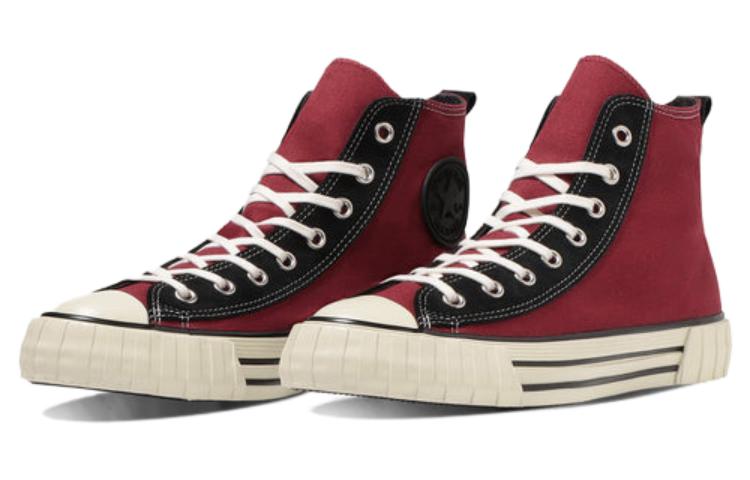 Converse ALL STAR US RIBBED HI Shoes 'Red Black' 31310970
