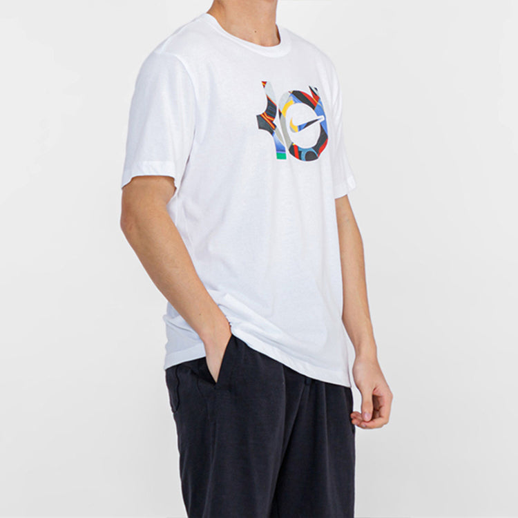Nike Dri-FIT KD Durant Printing Basketball White BQ3606-101