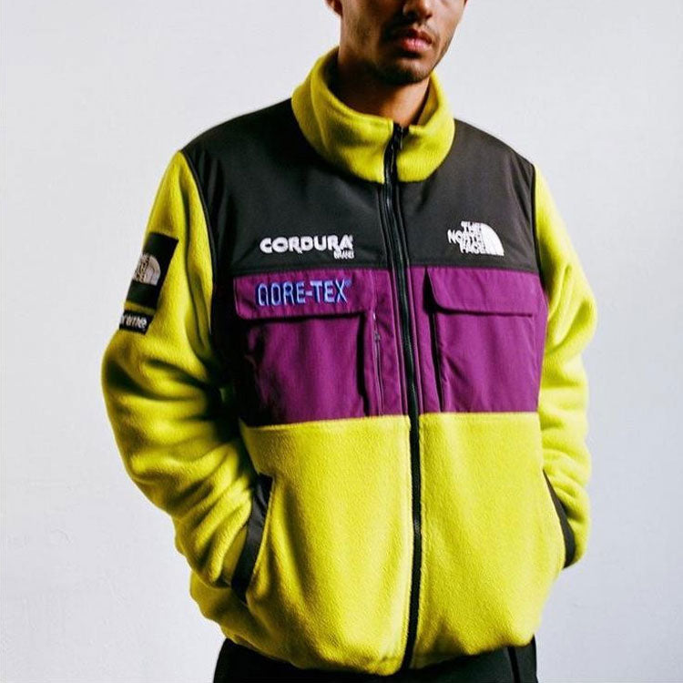 Supreme FW18 x The North Face Expedition Fleece Jacket Sulphur SUP-FW18-1019