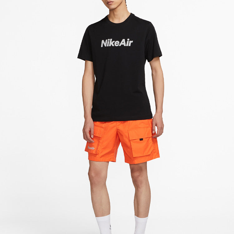 Nike SPORTSWEAR AIR Alphabet Round Neck Short Sleeve Black CU7345-010