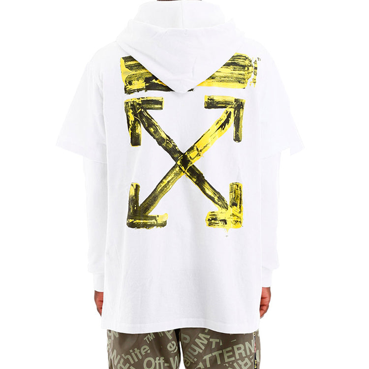 Off-White Men's Pullovers Street Style Long Sleeves Plain Cotton Logo White OMAB033F191850100160