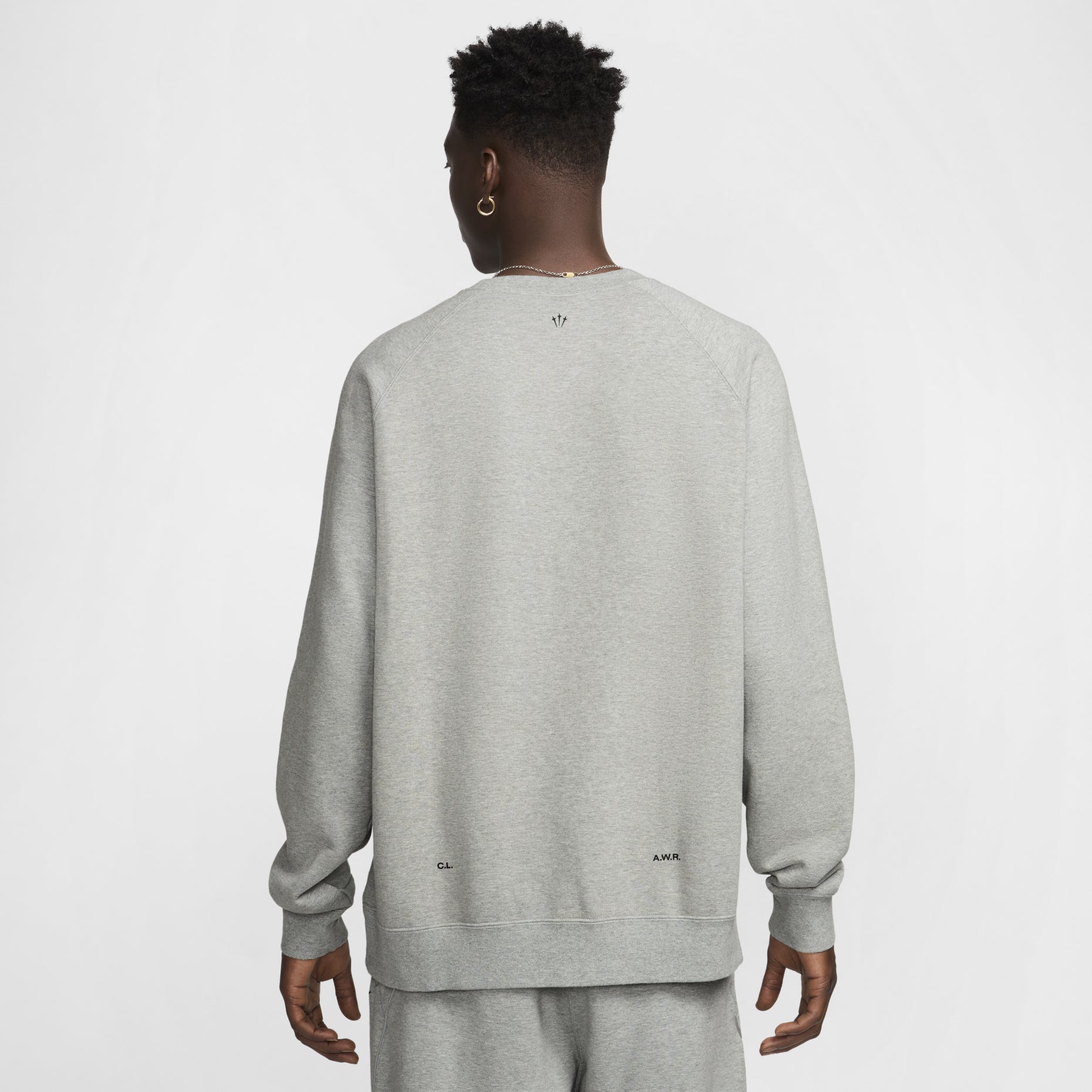 Nike x NOCTA Fleece CS Crewneck Sweatshirt 'Grey' FN8160-063