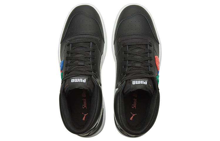 PUMA Ralph Sampson Mid 'Badges - Black Grey' 371769-02